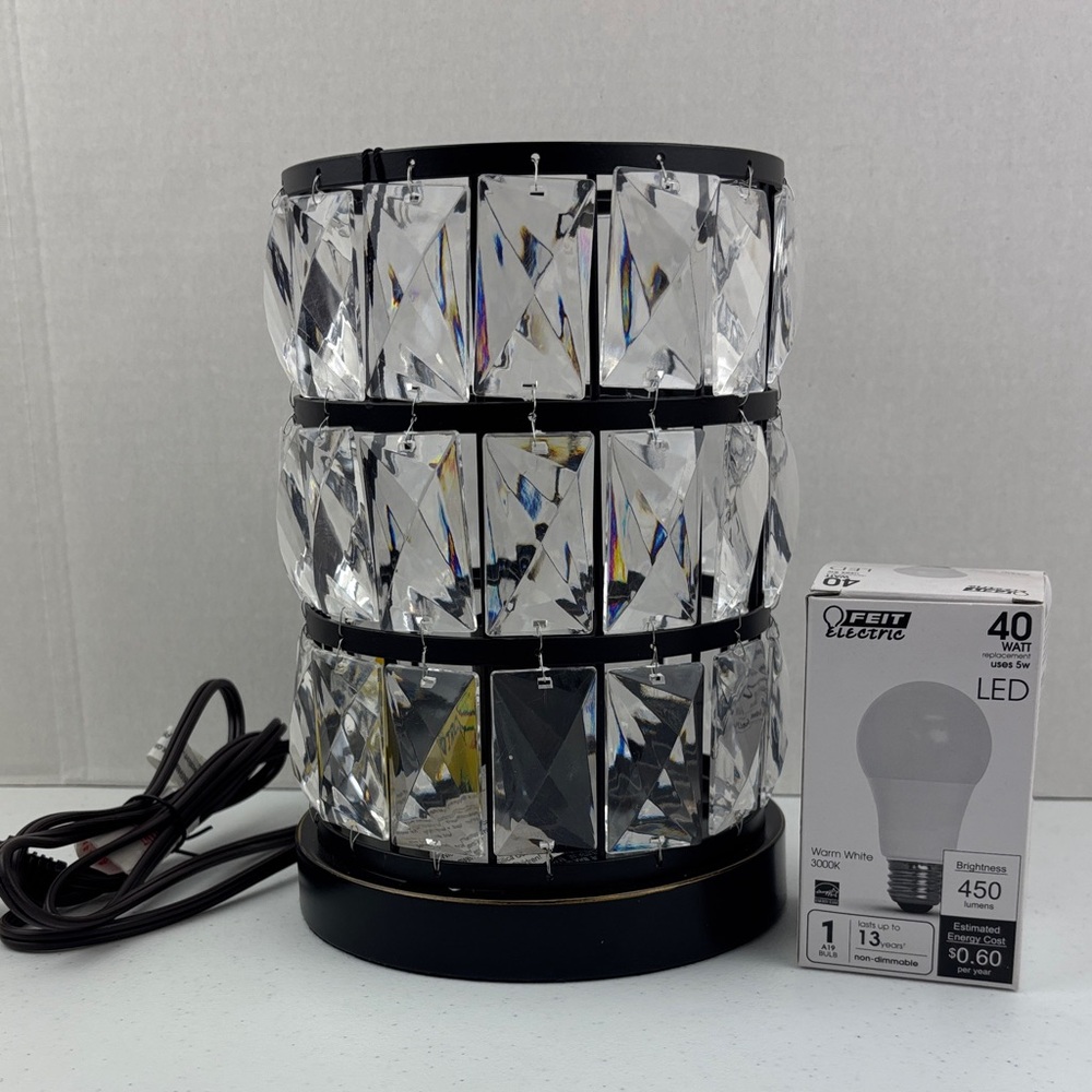 Electric Family Crystal LED Table Lamp